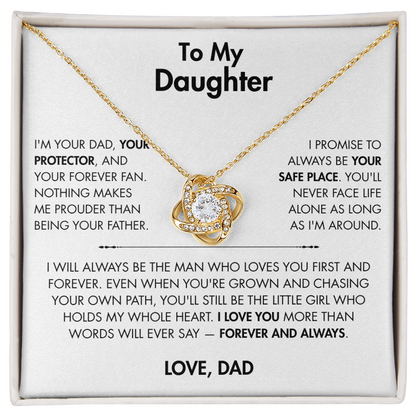 TO MY DAUGHTER  - I PROMISE TO ALWAYS BE YOUR SAFE PLACE.