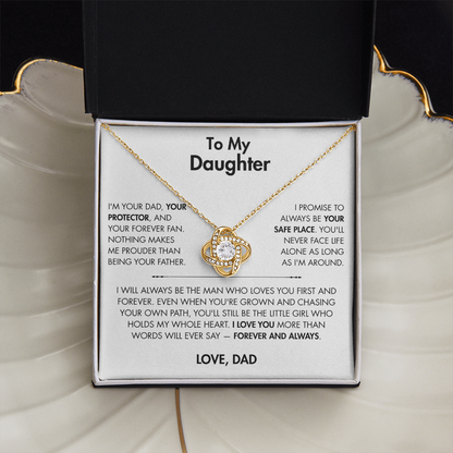 TO MY DAUGHTER  - I PROMISE TO ALWAYS BE YOUR SAFE PLACE.