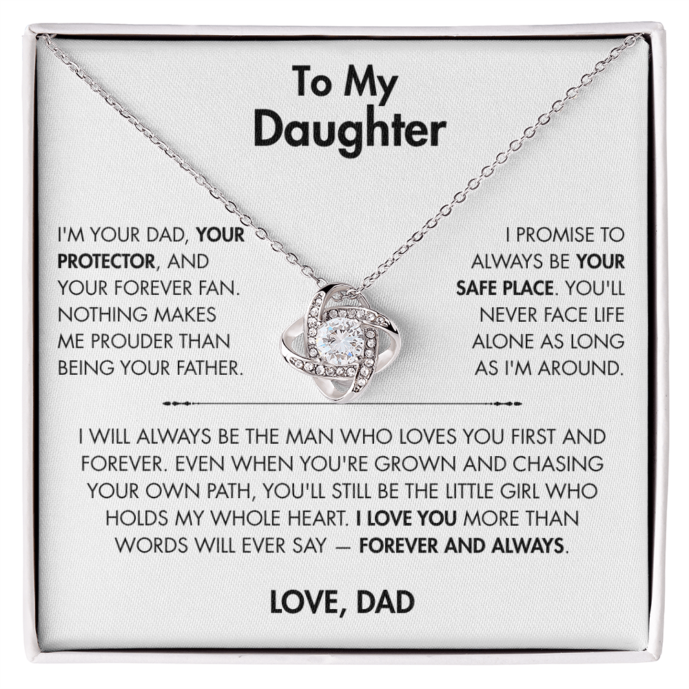 TO MY DAUGHTER  - I PROMISE TO ALWAYS BE YOUR SAFE PLACE.