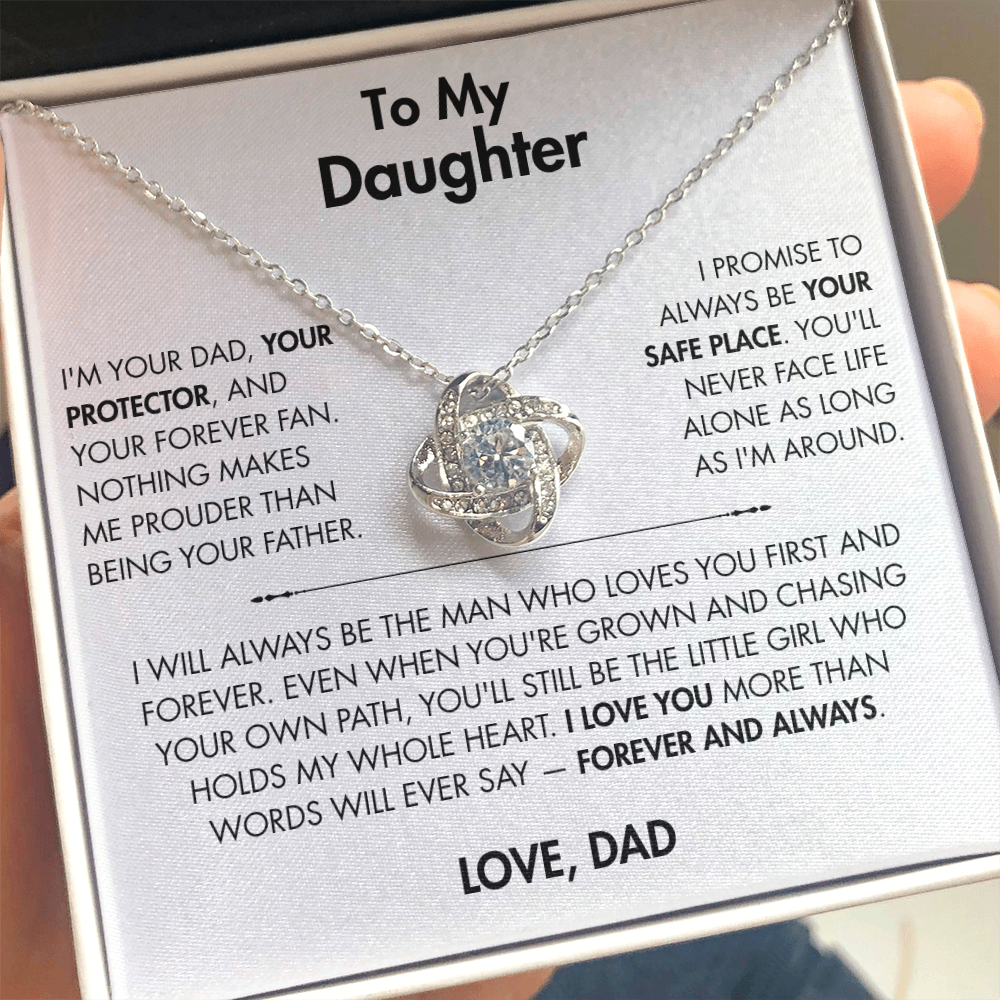 TO MY DAUGHTER  - I PROMISE TO ALWAYS BE YOUR SAFE PLACE.