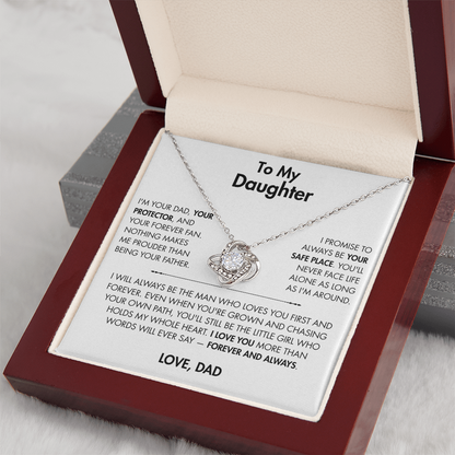 TO MY DAUGHTER  - I PROMISE TO ALWAYS BE YOUR SAFE PLACE.